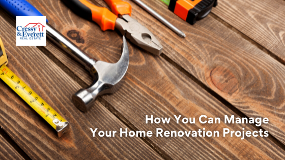 Feeling overwhelmed by home improvement projects? Here's how you can organize them and be efficient.
